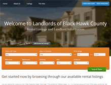 Tablet Screenshot of blackhawklandlords.org